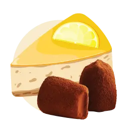 Lemon Cheesecake - bulk- Chocolate Truffles - WOW Chocolao!