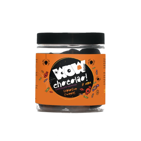 Explosive sweets - Halloween Edition - Chocolate Truffles - 130g jar - WOW Chocolao!