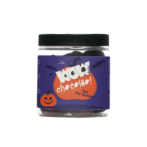 Jack the lantern - Halloween - Chocolate Truffles - 130g jar - WOW Chocolao!