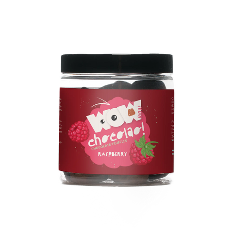 Raspberry -  Chocolate Truffles - 130g jar - WOW Chocolao!