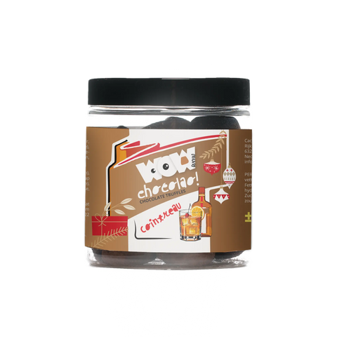 Cointreau - Christmas Edition - Chocolate Truffles - 130g jar - WOW Chocolao!