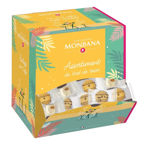 Monbana Cookies & Nougats - Single Packed coffee accompaniments - 200pcs - WOW Chocolao!