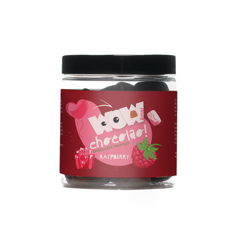 Raspberry - Valentine Edition - Chocolate Truffles - 130g jar - WOW Chocolao!