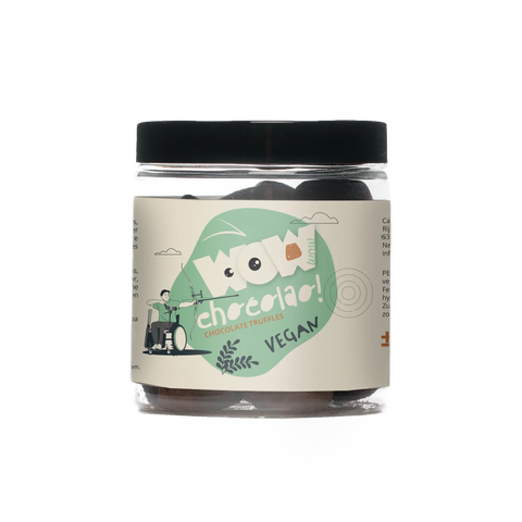 Vegan Chocolate Truffles - Paralympics Gifting Jar 130g - WOW Chocolao!