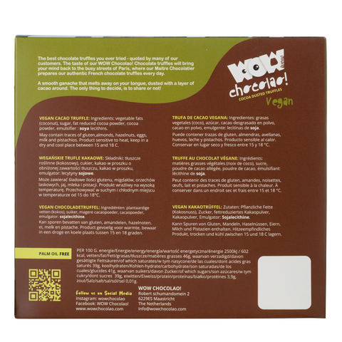 Vegan Chocolate Truffles XL Box 250g | Dairy-Free Luxury Chocolate