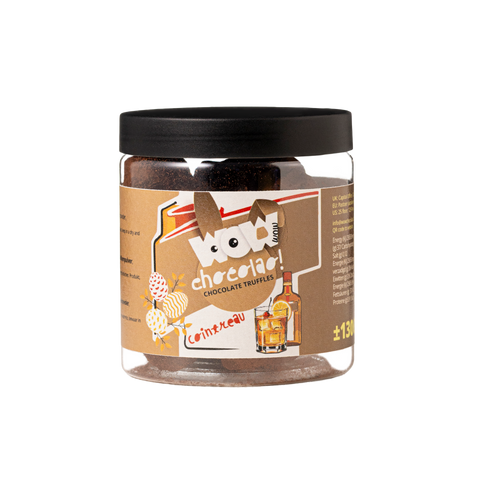 cointreau easter cocoa truffles