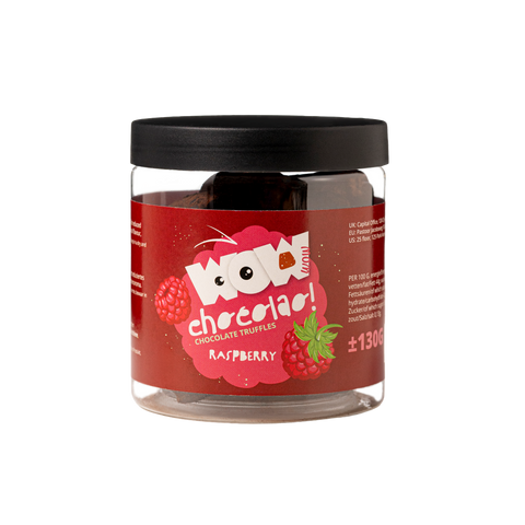 raspberry cocoa truffles
