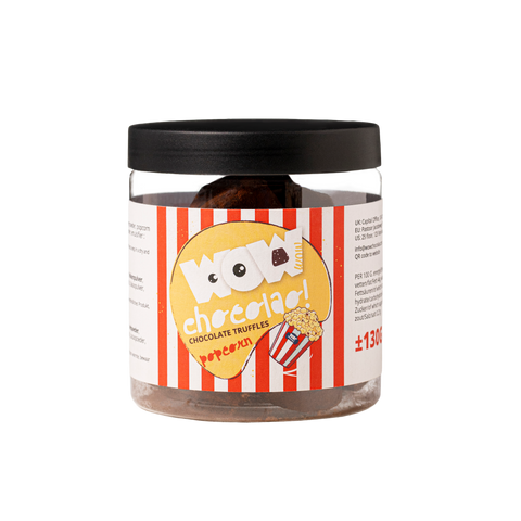 popcorn cocoa truffles