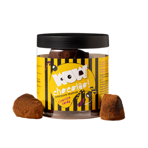 Liquorice Chocolate Truffles - 130g Gifting jar