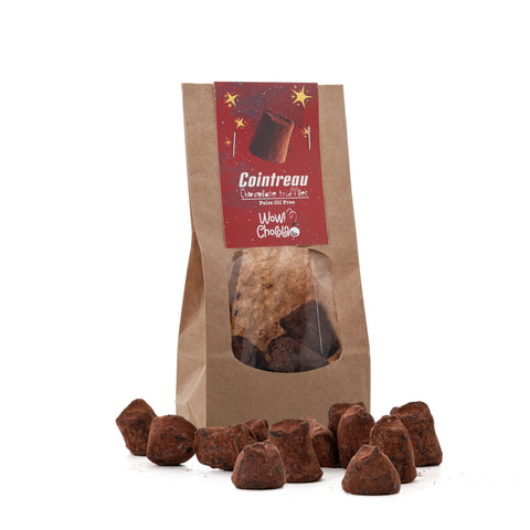 Cointreau - Christmas Chocolate Truffles - Biodegradable bag 130g - WOW Chocolao!