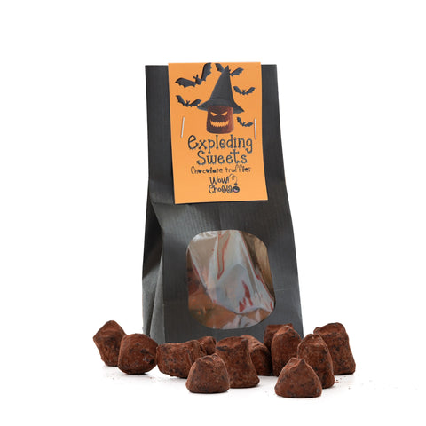 Exploding Sweets - Halloween Edition -  Chocolate Truffles - 130g - WOW Chocolao!