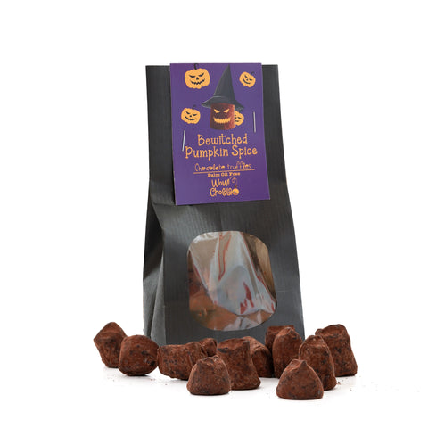 Bewitched Pumpkin Spice - Halloween Chocolate Truffles - Biodegradable bag 130g - WOW Chocolao!