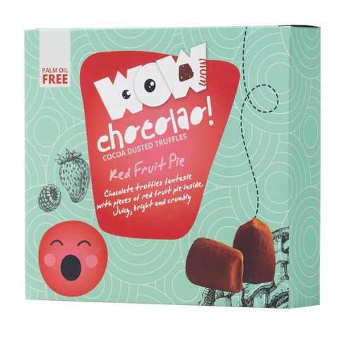 Red Fruits Pie Chocolate Truffles XL Box 250g | Berry Dessert Chocolate