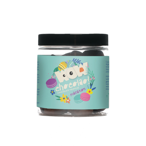 Macaron - Easter Chocolate Truffles - Gifting jar 130g - WOW Chocolao!
