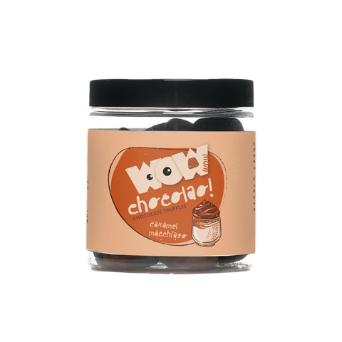 Caramel Macchiato Chocolate Truffles - Gifting jar 130g - WOW Chocolao!