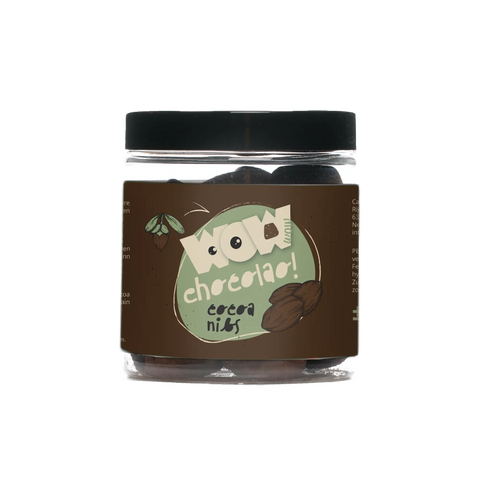 Cacao Nibs Chocolate Truffles - Gifting jar 130g - WOW Chocolao!