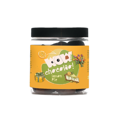 Lemon Pie - Mother's day chocolate truffles - Gifting jar 130g - WOW Chocolao!