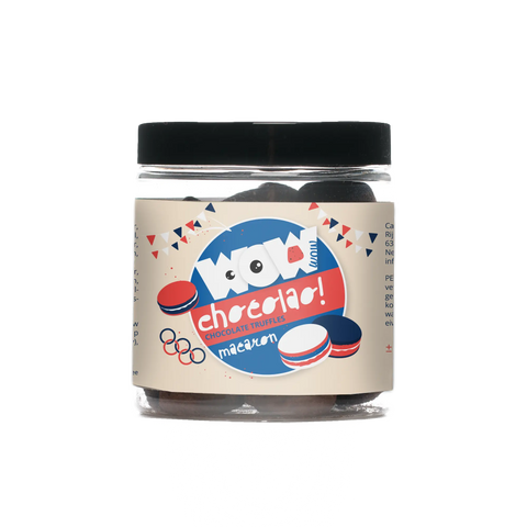 Macaron Chocolate Truffles - Olympics 2024 - Gifting jar 130g - WOW Chocolao!