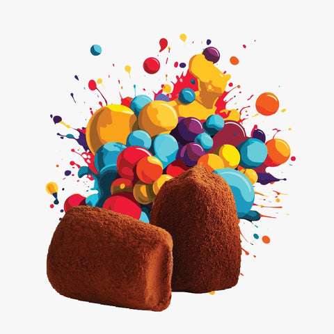 Popping Candy chocolate truffles - bulk - WOW Chocolao!