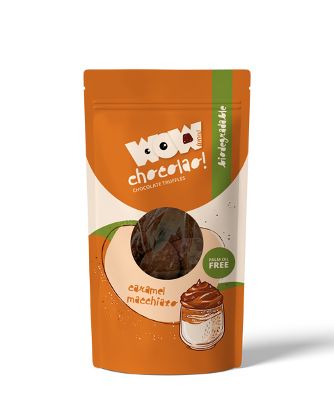 Caramel Macchiato - 200g Biodegradable bag - WOW Chocolao!