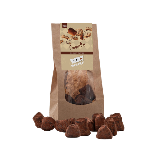 Cookies Chocolate Truffles - Biodegradable bags 130g - WOW Chocolao!