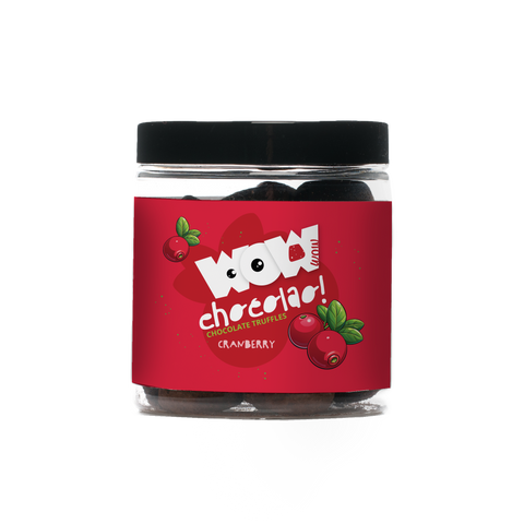 Cranberry - 130g Gifting jar - WOW Chocolao!