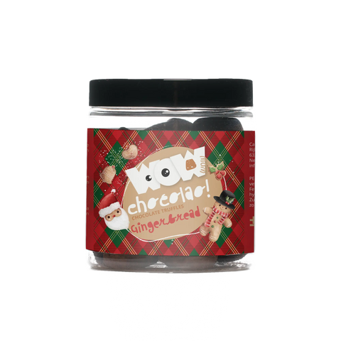 Gingerbread Chocolate Truffles - Christmas - Gifting Jar 130g - WOW Chocolao!