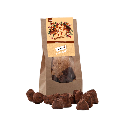 Hazelnoot Chocoladetruffels - Biologisch afbreekbare zak 130g