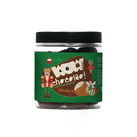 Hazelnoot Chocolade Truffels - 130g Cadeaupot