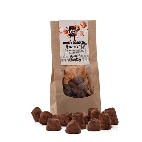 Hazelnut Chocolate Truffles - Biodegradable bag 130g - WOW Chocolao!