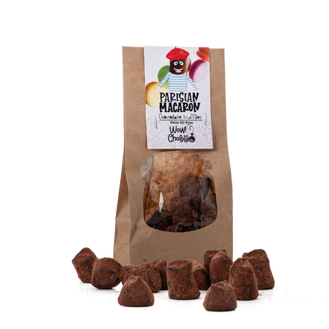 Parisian Macaron Chocolate Truffles - Biodegradable bag 130g - WOW Chocolao!