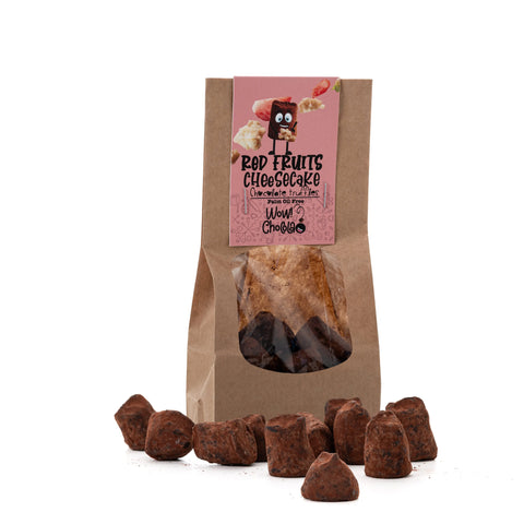 Red Fruit Pie Chocolate Truffles - Biodegradable bag 130g - WOW Chocolao!