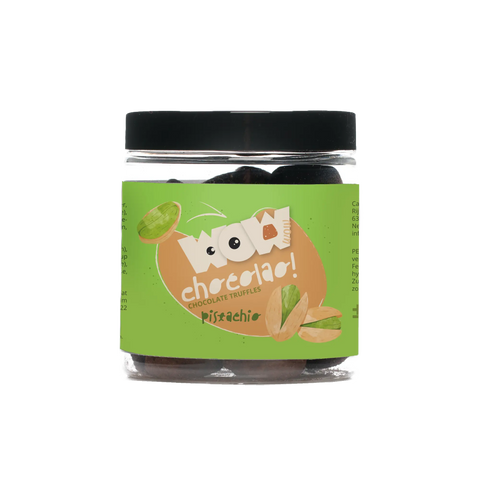 Pistachio Chocolate Truffles - 130g Gifting Jar - WOW Chocolao!