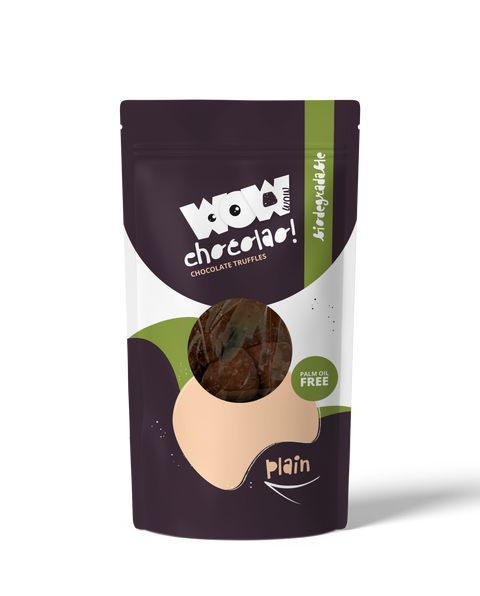 Plain - 200g Biodegradable bag - WOW Chocolao!