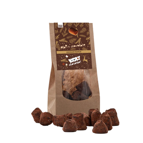 Plain Chocolate Truffles - Christmas Edition - Biodegradable bag 130g - WOW Chocolao!