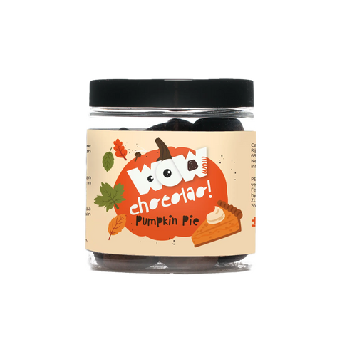 Pumpkin Pie - Autumn chocolate truffles - Gifting jar 130g - WOW Chocolao!