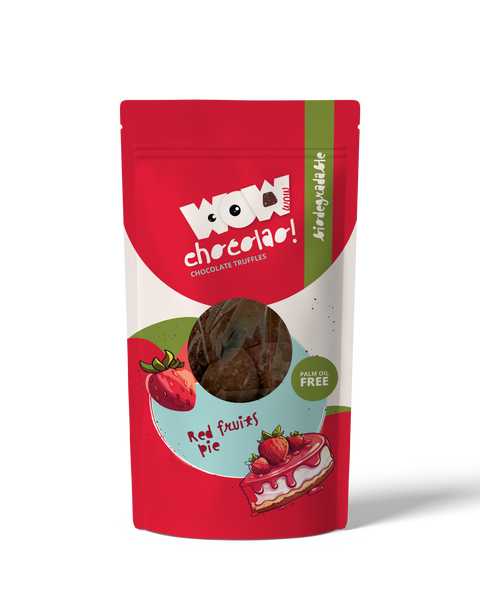 Red Fruits Pie - 200g Biodegradable bag - WOW Chocolao!