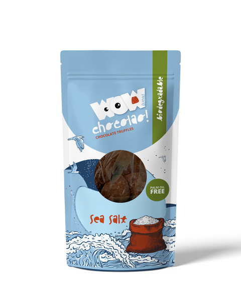 Sea Salt - 200g Biodegradable bag - WOW Chocolao!