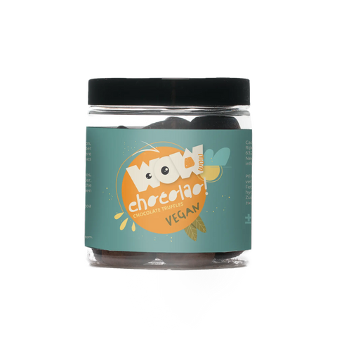 Vegan Chocolate Truffles - Summer Edition - 130g Gifting jar - WOW Chocolao!