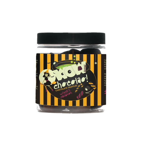 Witch's Cauldron - Halloween Chocolate Truffles - Gifting jar 130g - WOW Chocolao!